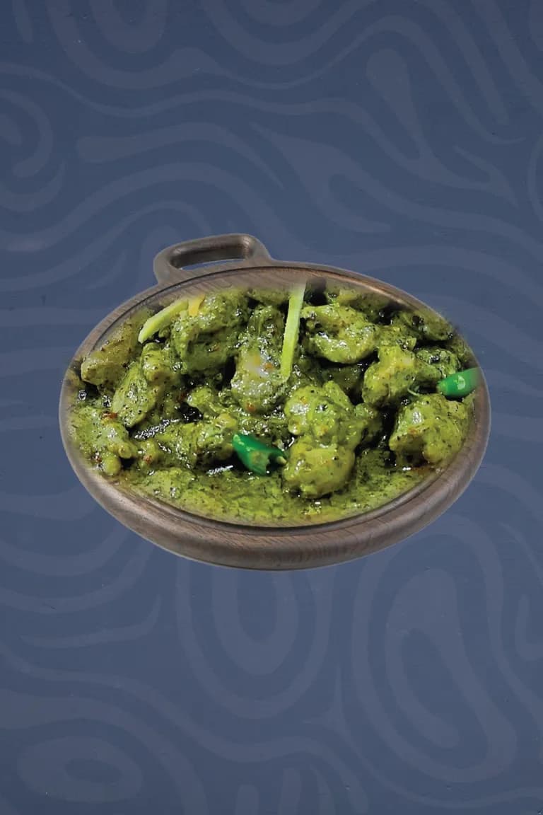 Chicken Green Karahi